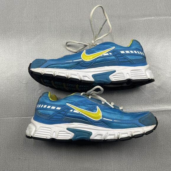 Nike Air Pegasus+ 30 Women’s 8.5 Blue Yellow Running Shoes Sneakers 399053 - Picture 7 of 8